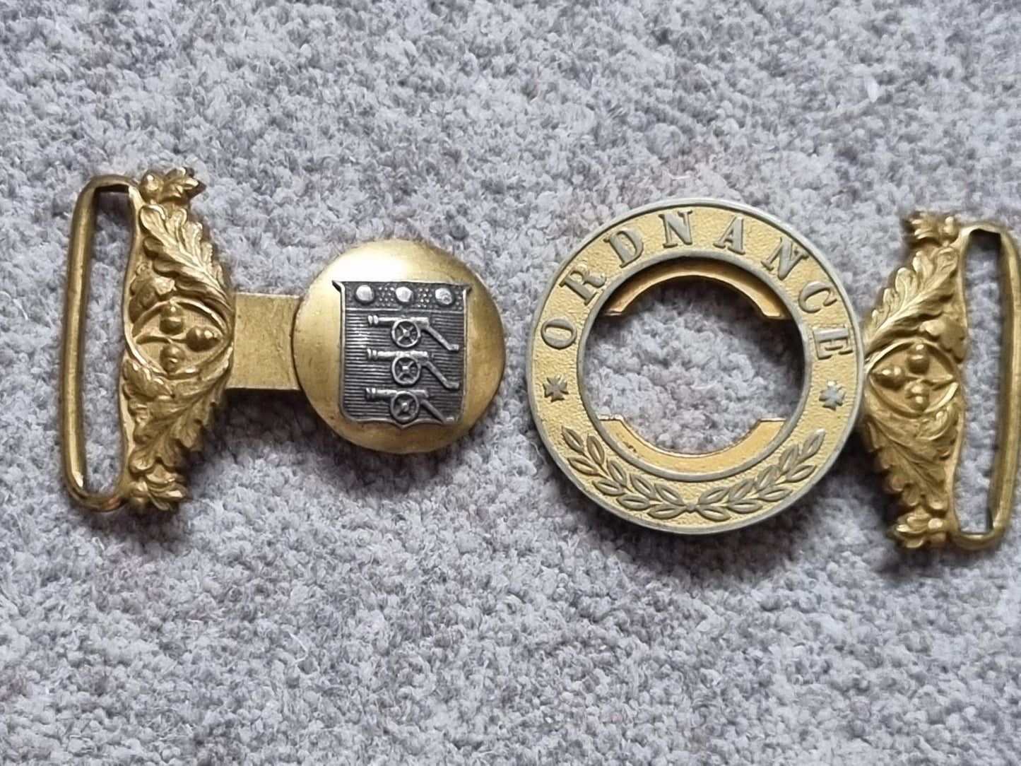 Rare Mid-19th Century, British Army Ordnance Corps Belt Buckle