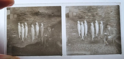 Large Collection of WW1 Era Civilian Glass Stereoview Slides - 105 in Total