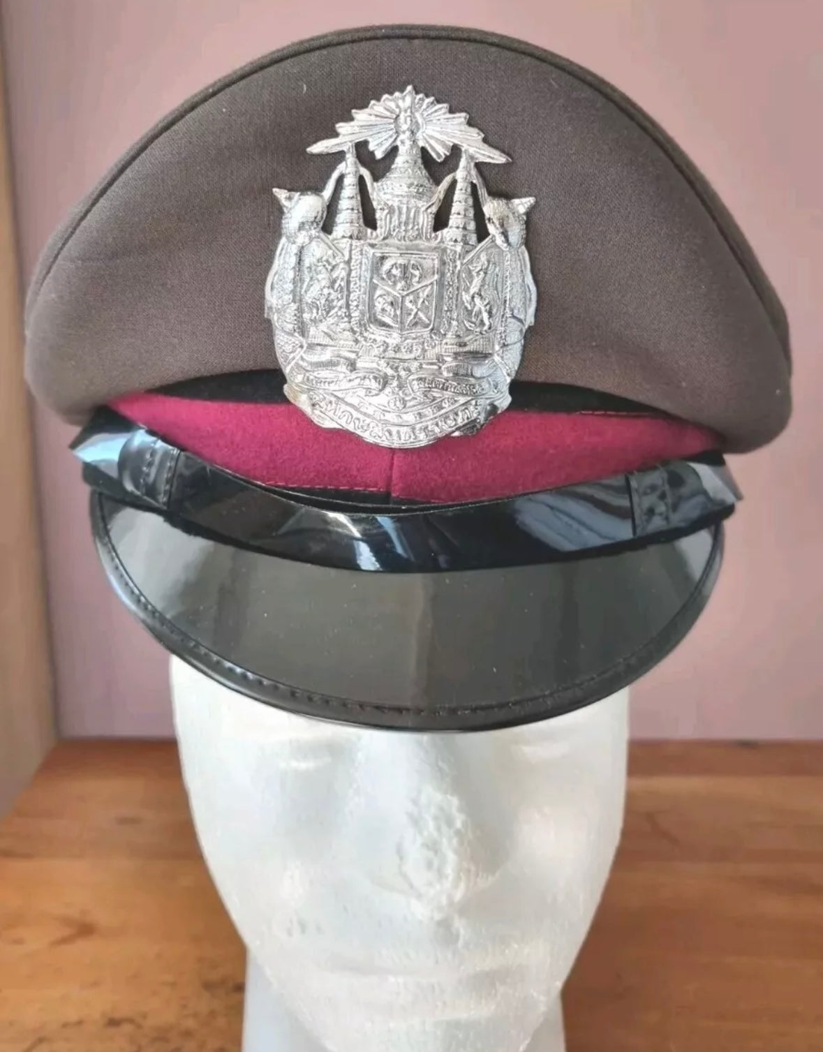 Post War Royal Thai Police Visor Cap