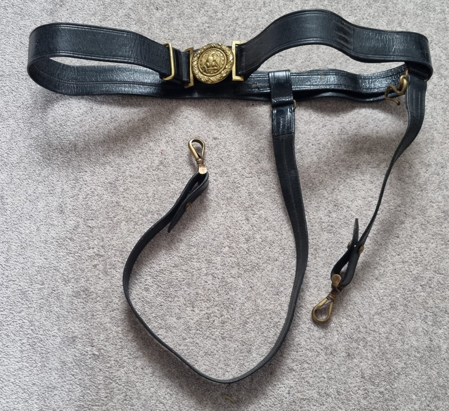 SOLD! Indian Wars (1880s) US Navy Officer's Bicorne and Belt, With Tin