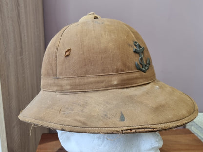 WW2 French Colonial M31 Pith Helmet, Dated 1935/6