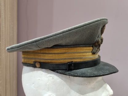 WW2 Italian Army Captain’s 2nd Signal Engineers (Genio Telegrafisti) Visor Cap