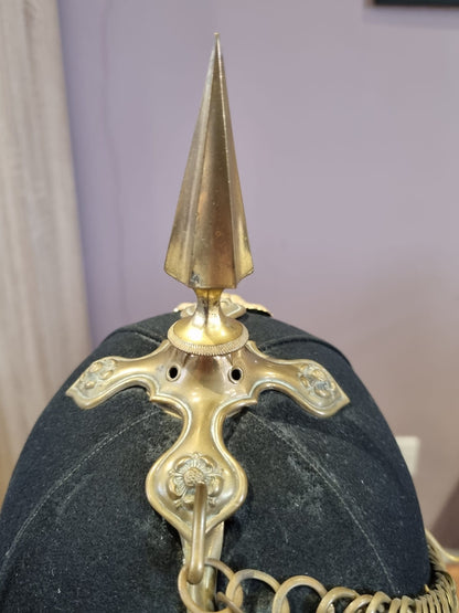 Victorian Norfolk Regiment Officer's Home Service Helmet