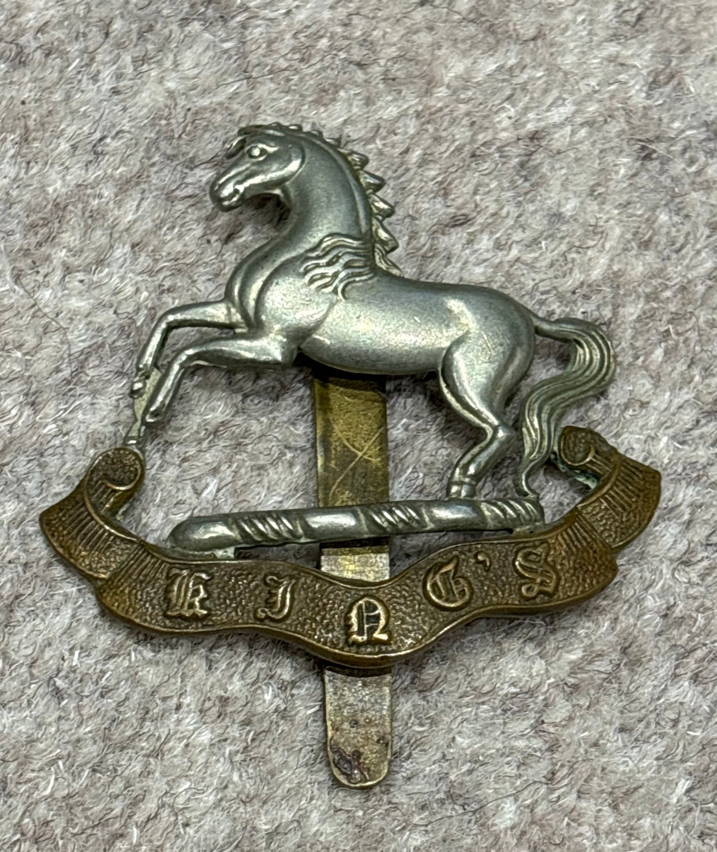 Early Interwar King’s (Liverpool) Regiment M1922 Visor Cap, Named