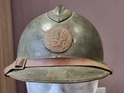 SOLD! WW2 French/Polish Army M26 ‘Adrian’ Helmet