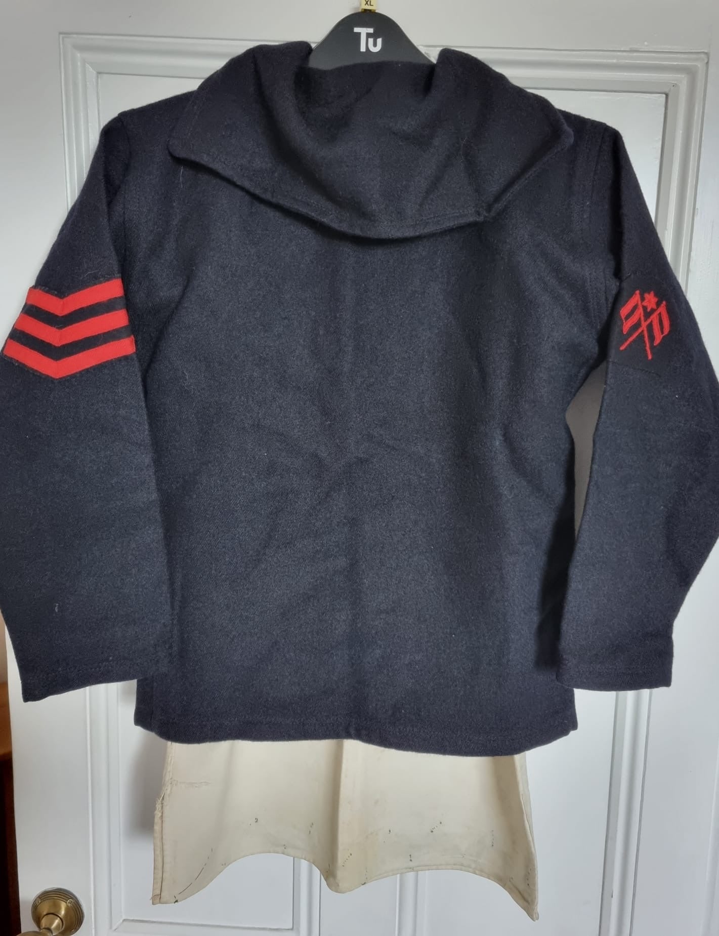 WW2 Era Royal Fleet Reserve Sailors Full Uniform & Ratings Cap
