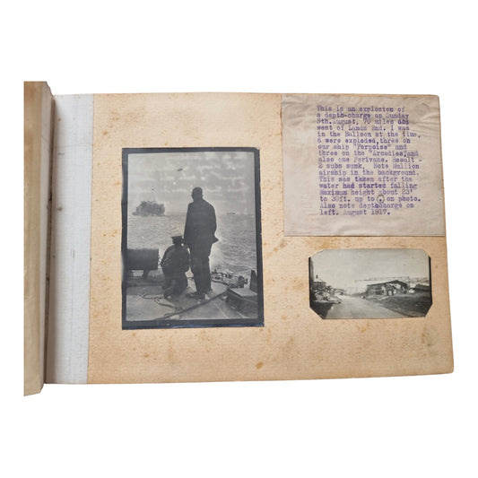SOLD! WW1 Royal Navy Air Service (RNAS) Balloon Operator’s Photo Album