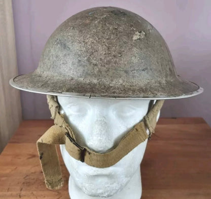 SOLD! WW2 British Army MK2 ‘Brodie’ Helmet, Dated 1940