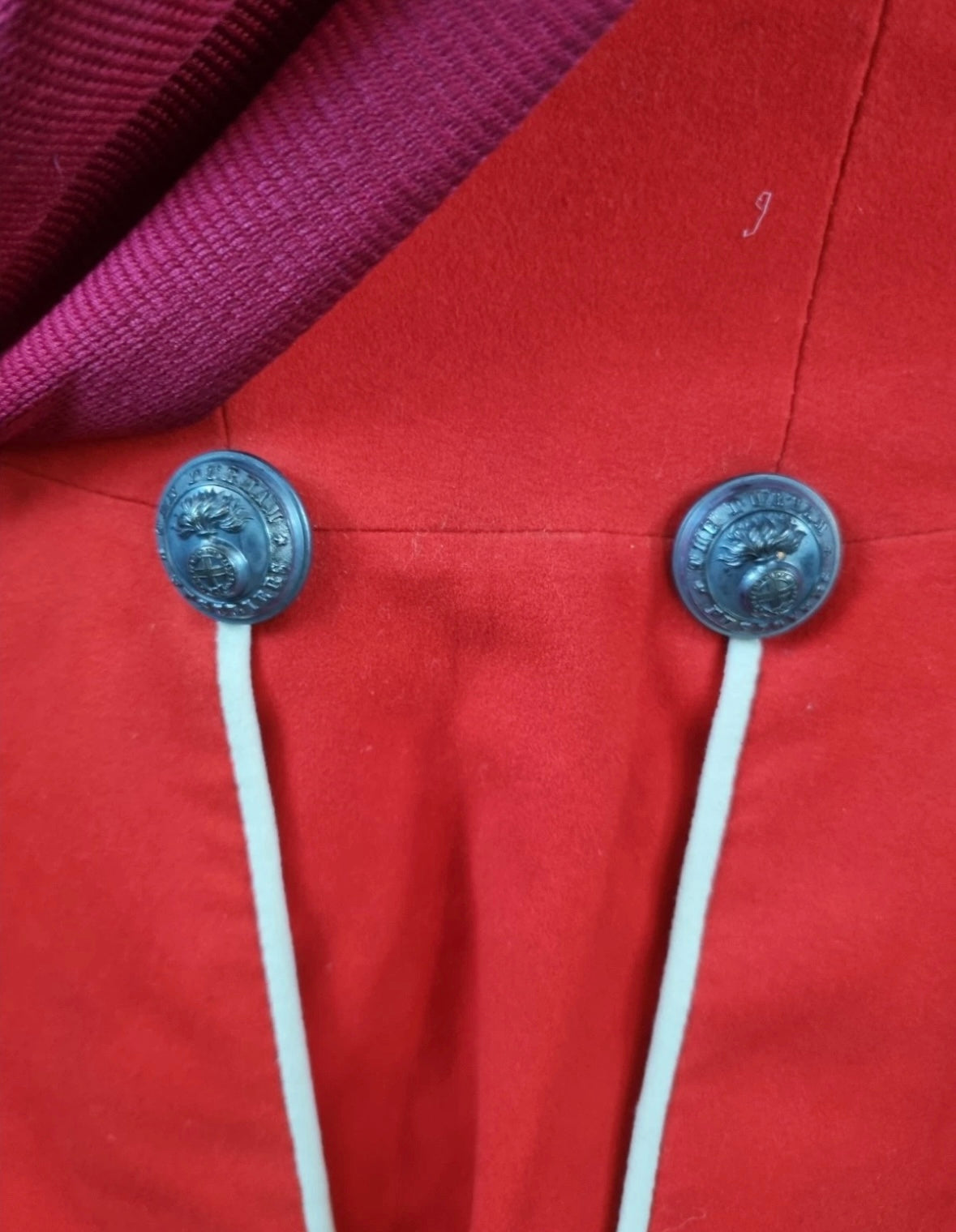 SOLD! Superb 1880 Victorian 3rd Durham Fusiliers Scarlet Tunic & Sash