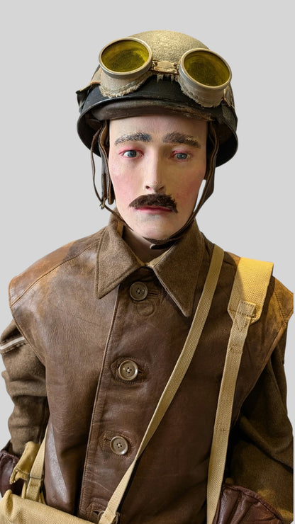 WW2 British Army Dispatch Rider Uniform Webbing Equipment Helmet Set