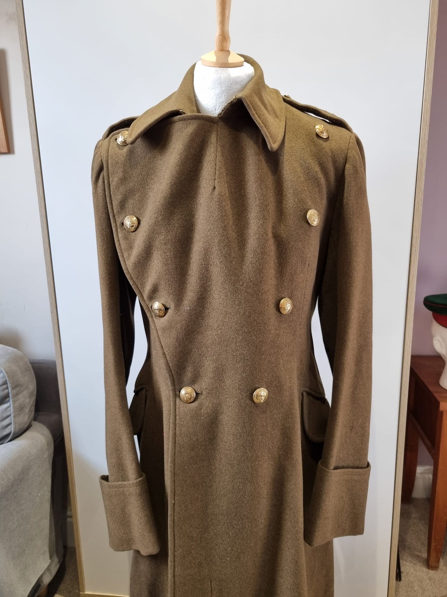 SOLD! WW2 British Army Major’s Kings Own Scottish Borderers Greatcoat