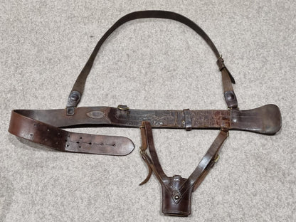 WW1 British Officer’s Sam Browne Belt and Sword Frog