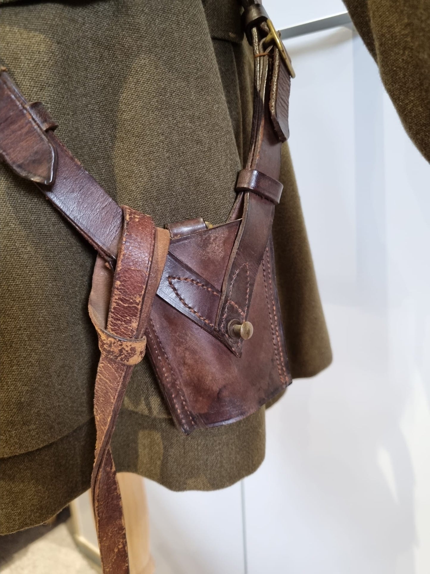 SOLD! WW2 British Army Captain’s Jacket and Sam Browne Belt, Dated 1939