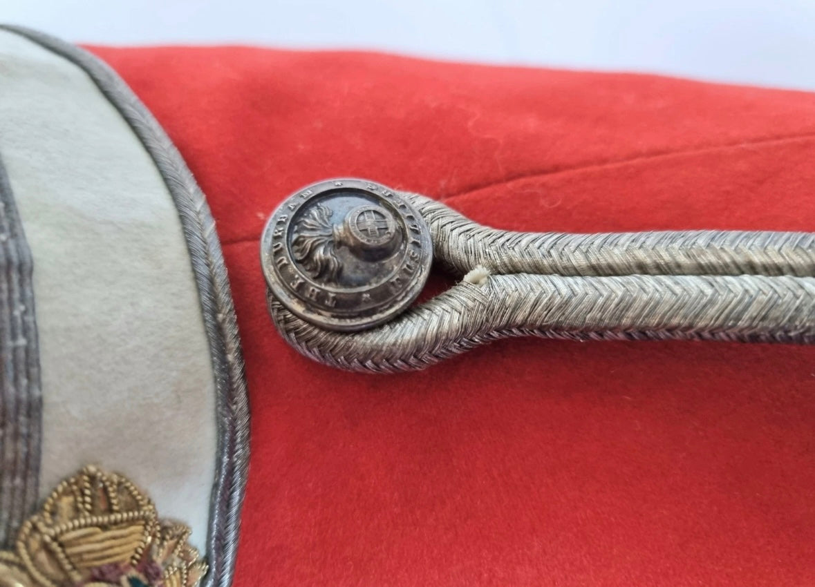 SOLD! Superb 1880 Victorian 3rd Durham Fusiliers Scarlet Tunic & Sash