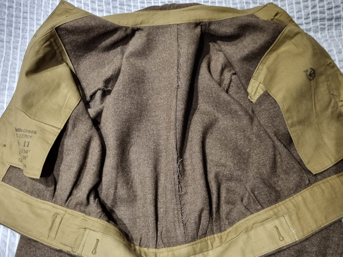 SOLD! WW2 Canadian Army Battledress, Dated 1945