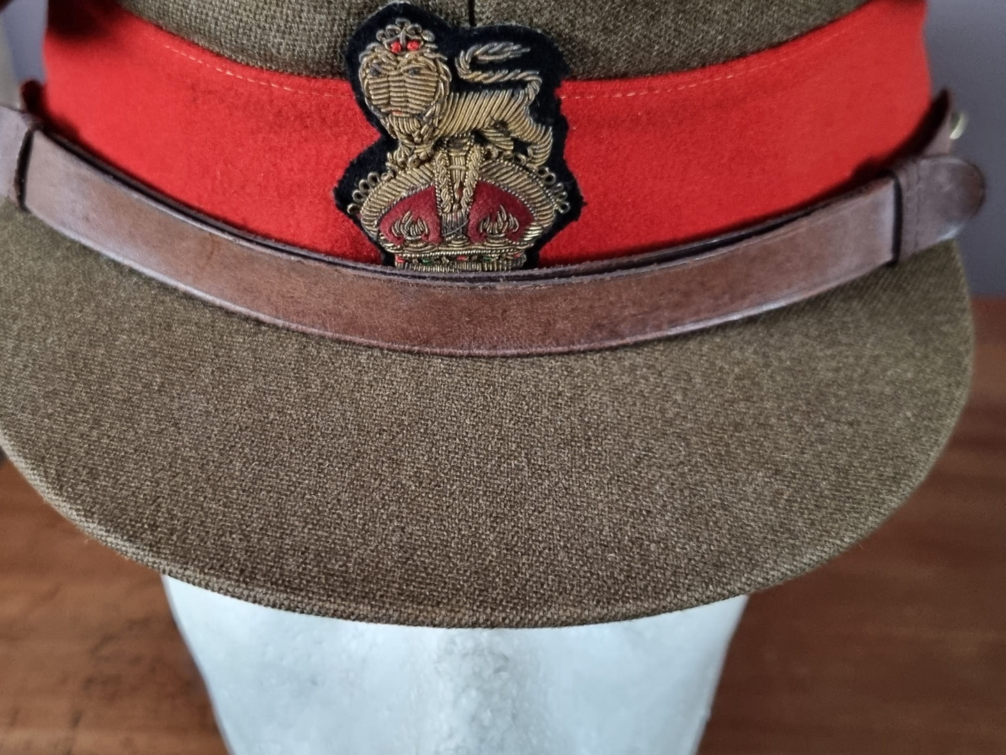 SOLD! Early 1950s British Colonel’s Royal Army Service Corps Visor Cap