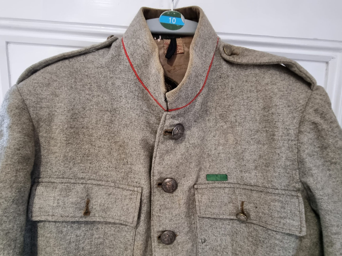 SOLD! Unusual Victorian Tunic for the 13th Middlesex Queen's Westminster Rifle Volunteers (The Grey Brigade)