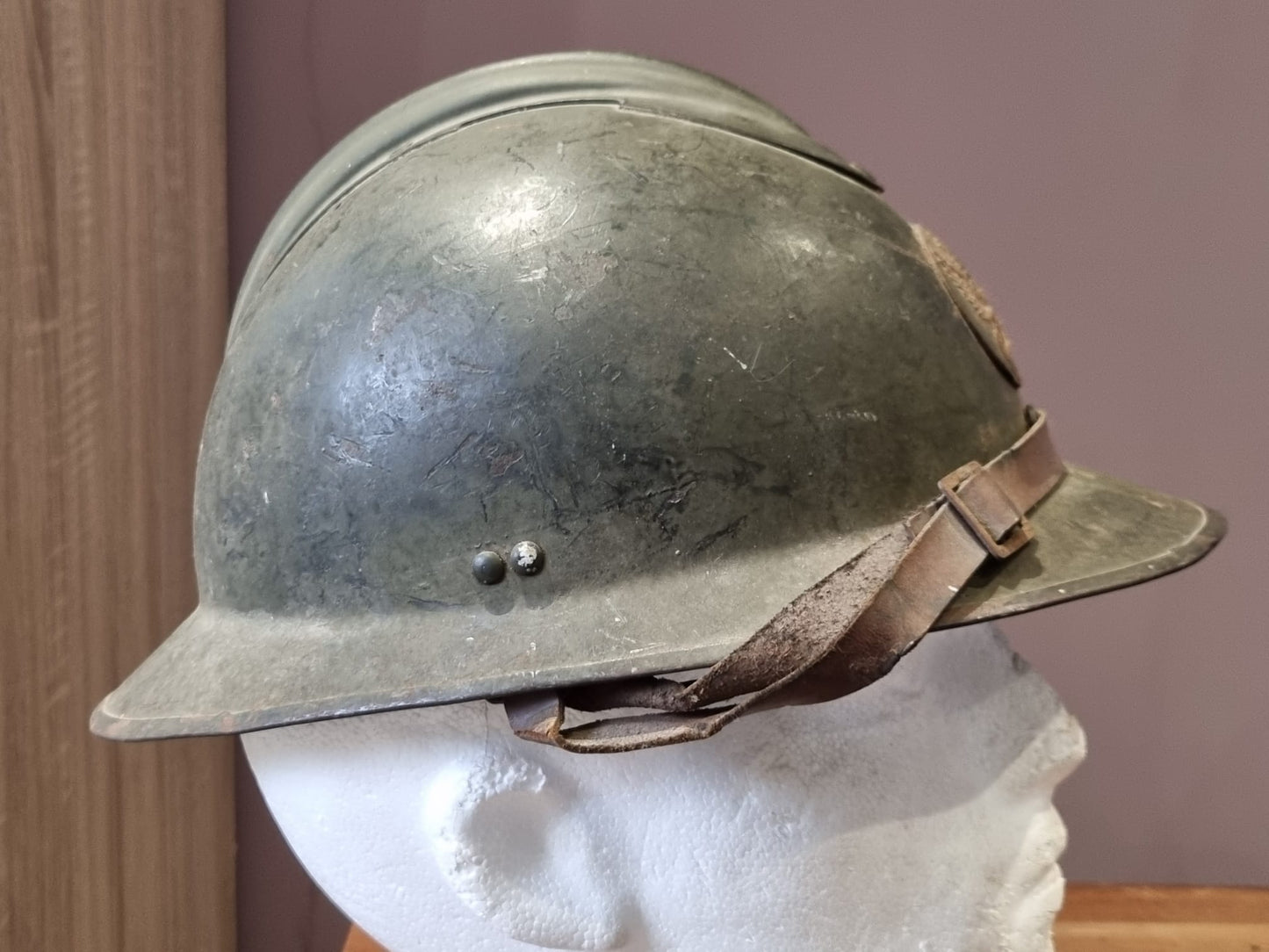 SOLD! WW2 French/Polish Army M26 ‘Adrian’ Helmet