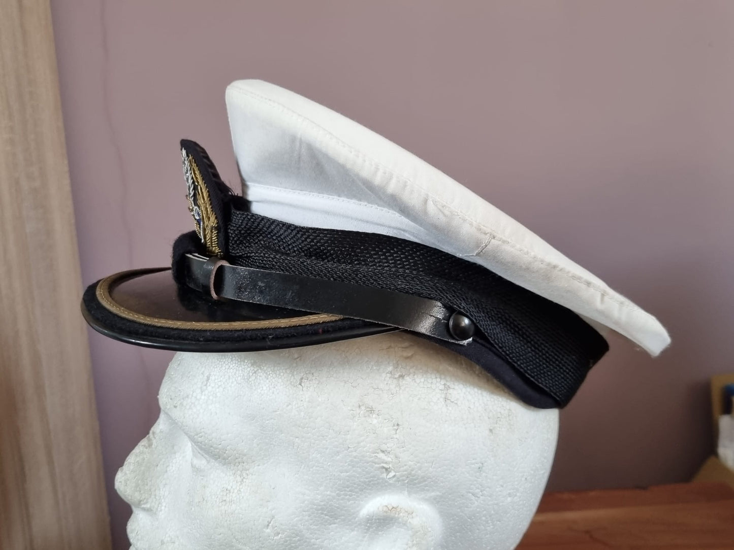 SOLD! Post War Polish Navy Admiral’s Visor Cap