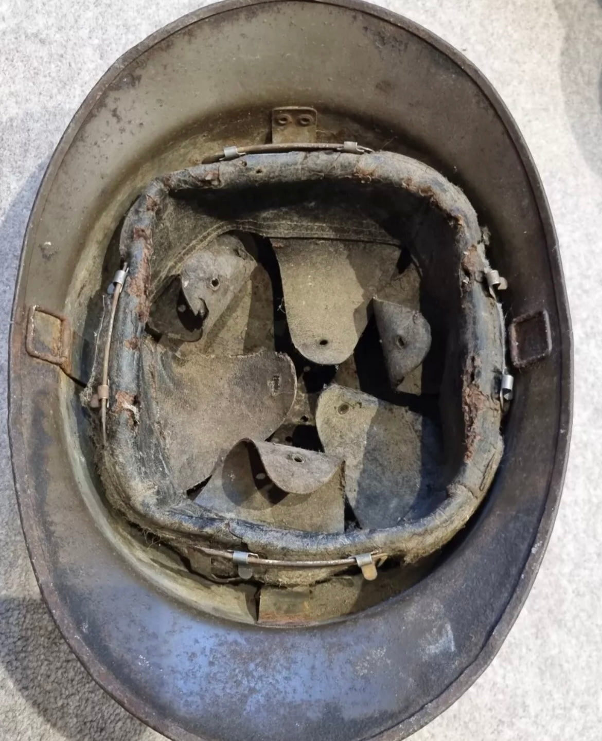 SOLD! WW2 French Artillery M26 Adrian Helmet