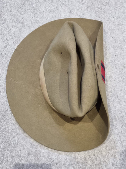 WW2 British Royal Engineers Slouch Hat, Dated 1943