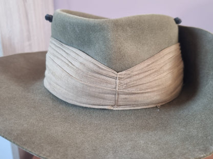 WW2 Royal Australian Air Force (RAAF) Slouch Hat, Dated 1943
