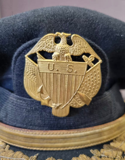 SOLD! 1950-60s US Navy Academy Officer’s Visor Cap