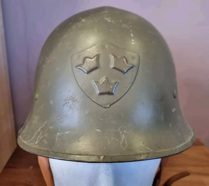 SOLD! WW2 Swedish M21 (2nd Pattern) Helmet, Named