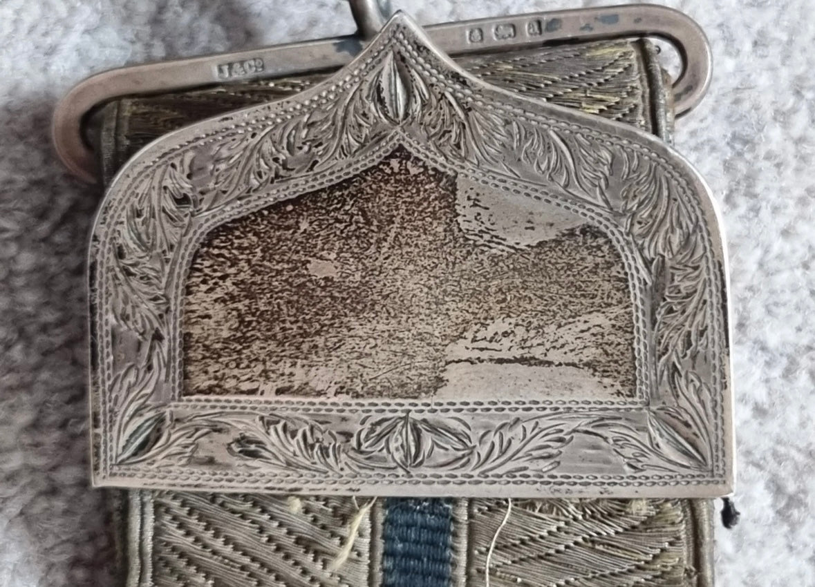 SOLD! Fantastic Victorian British Army Solid Silver Dress Crossbelt & Pouch