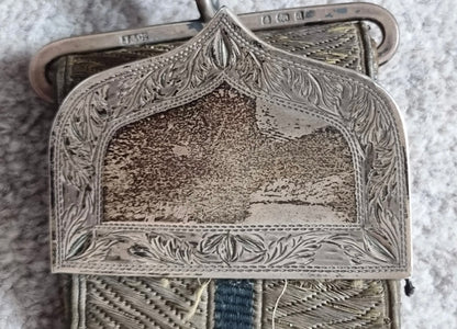 SOLD! Fantastic Victorian British Army Solid Silver Dress Crossbelt & Pouch