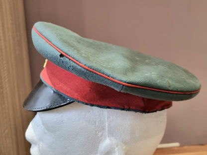 SOLD! Early WW1 Imperial German Baden Infantry NCO’s Visor Cap (Field Repaired Visor)