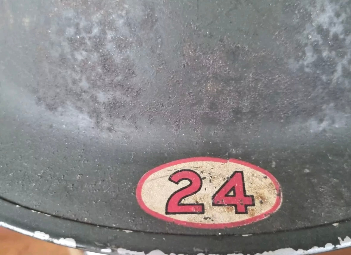 SOLD! Early WW2 NFS MK2 ‘Brodie’ Helmet. For 24 Division (Birmingham)