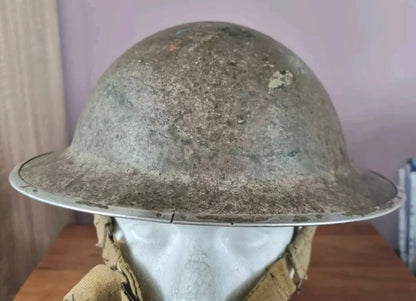 SOLD! WW2 British Army MK2 ‘Brodie’ Helmet, Dated 1940