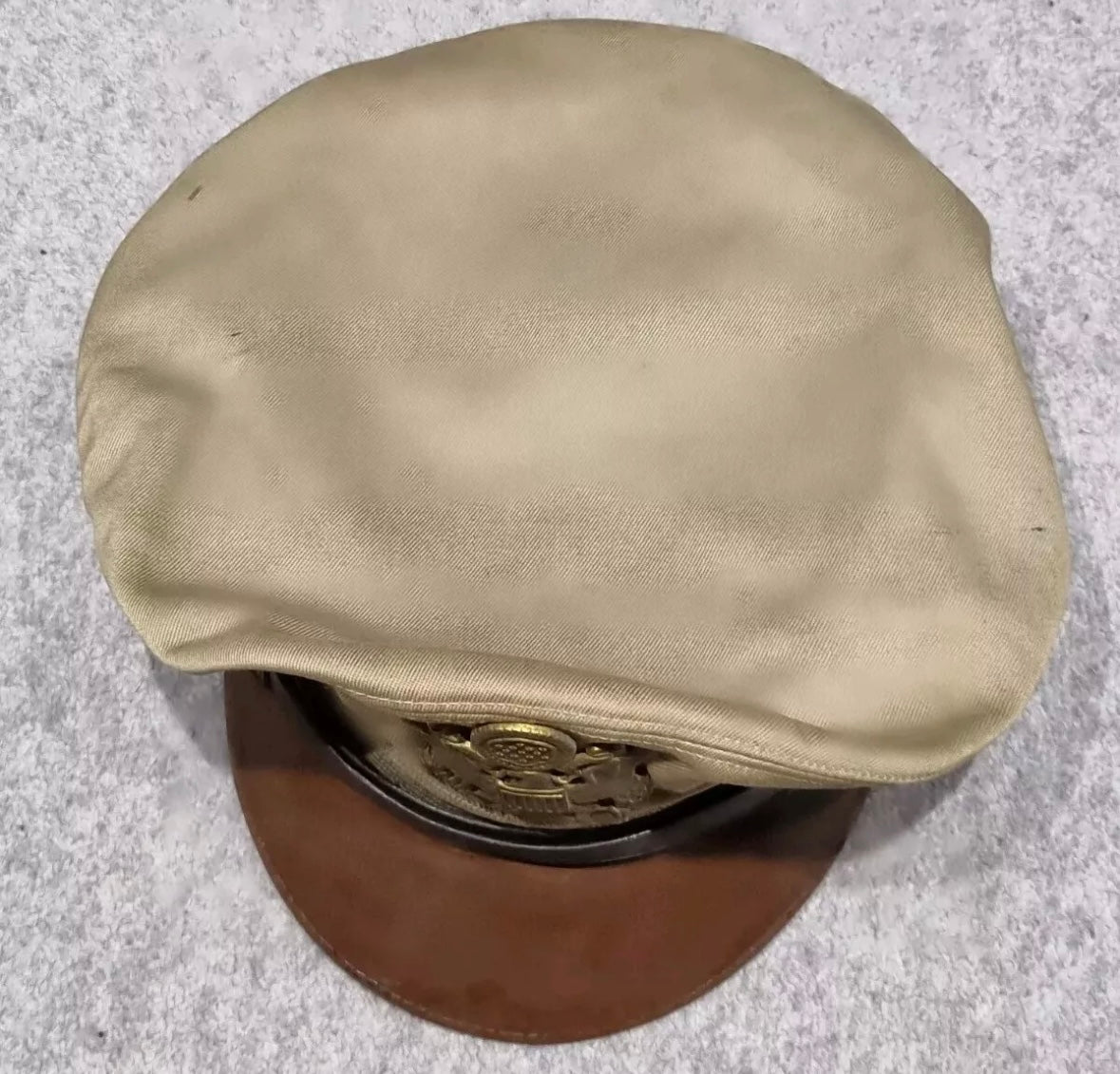 SOLD! WW2 US Army Air Corps Officer’s Summer Visor Cap