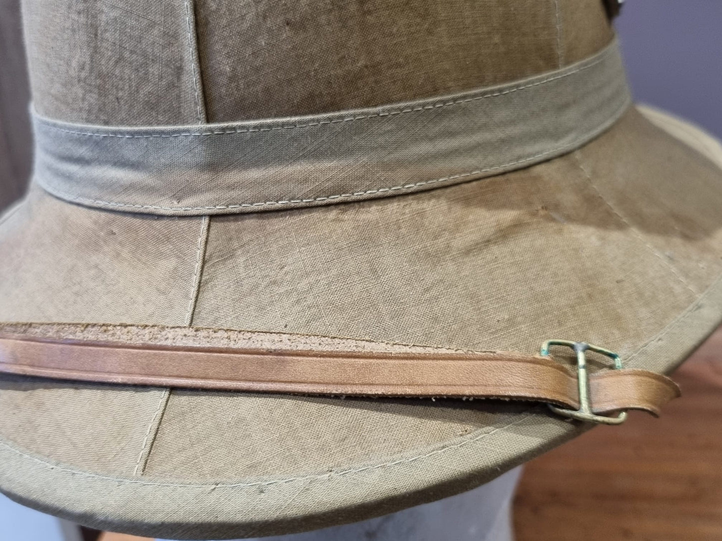 WW2 German Army Badged M35 Italian Pith Helmet (Composite)