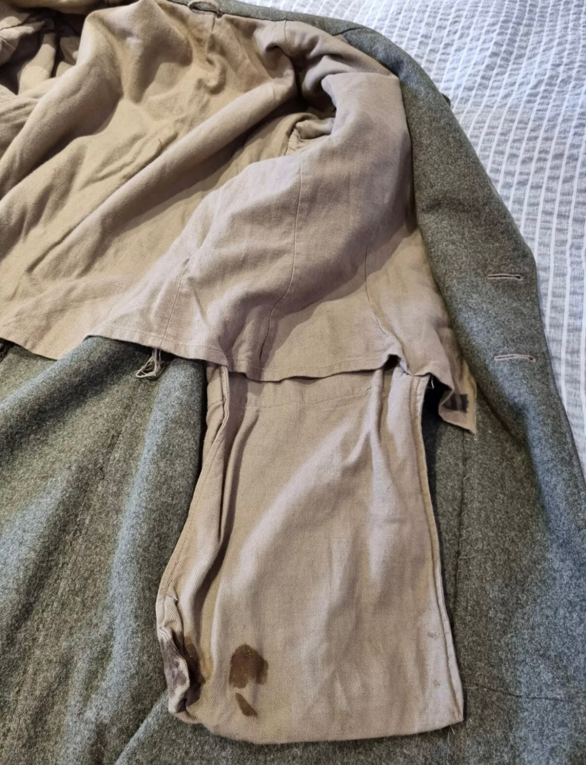 SOLD! WW2 Swedish Army Greatcoat, Dated 1940