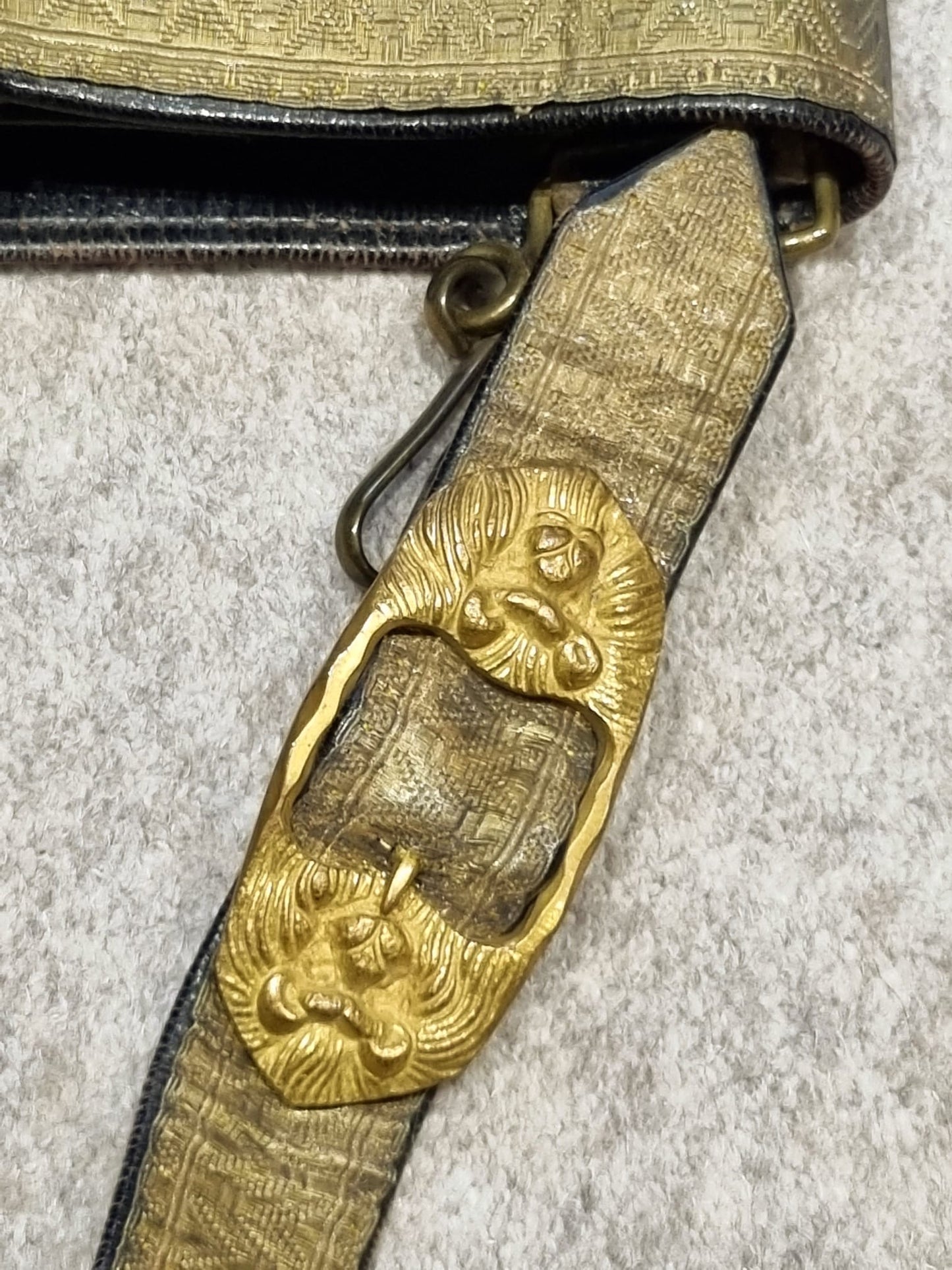 Victorian Royal Artillery Officer’s Full Dress Belt and Hanger