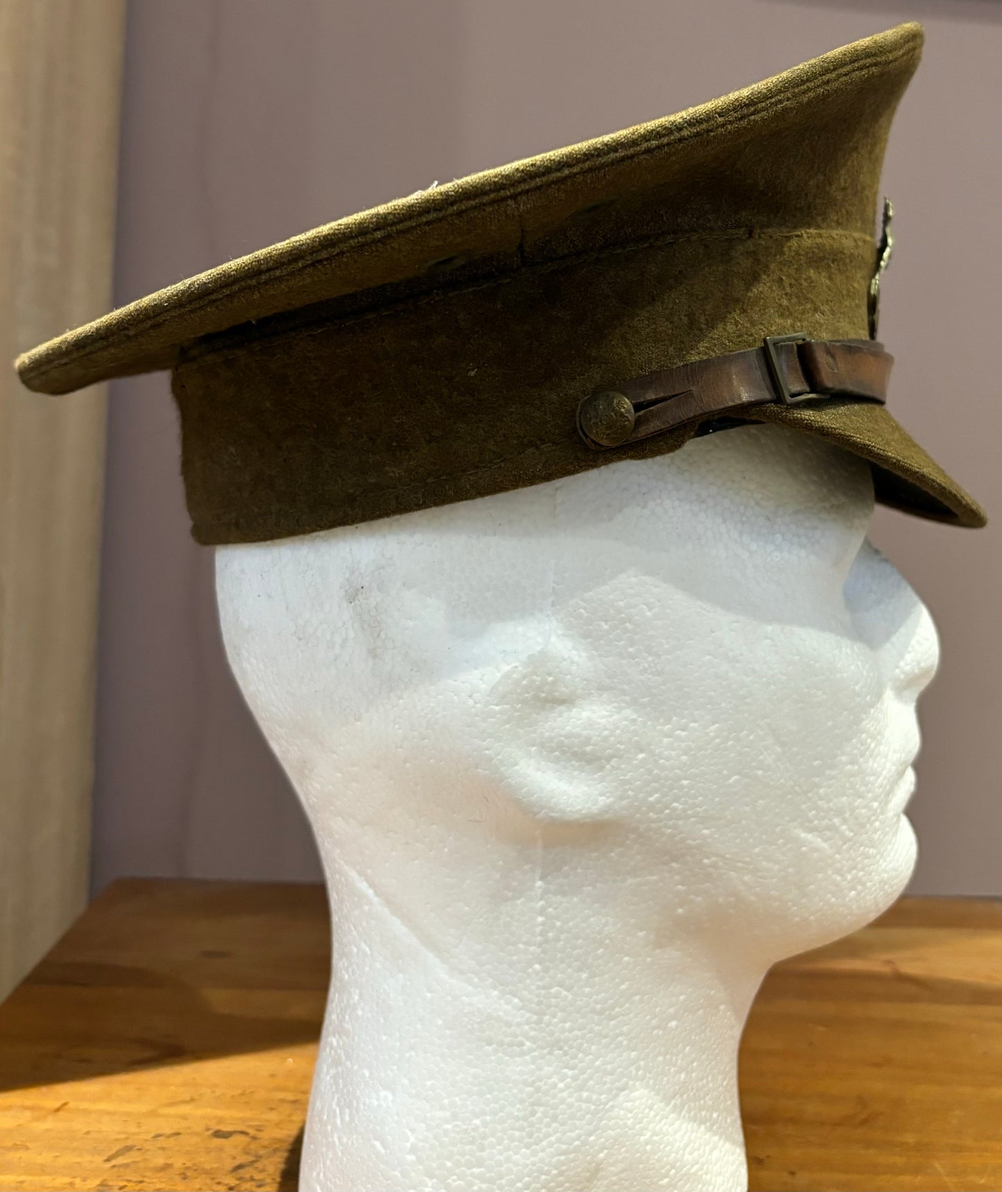 Early Interwar King’s (Liverpool) Regiment M1922 Visor Cap, Named