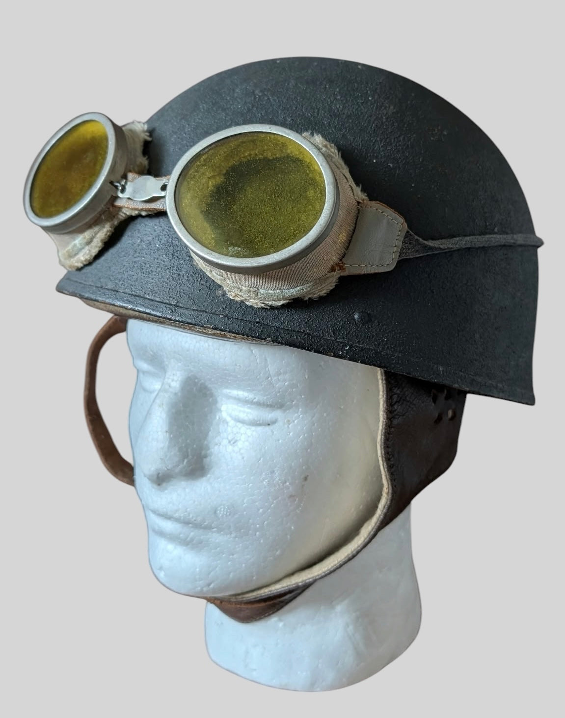 WW2 British Army Dispatch Rider Uniform Webbing Equipment Helmet Set
