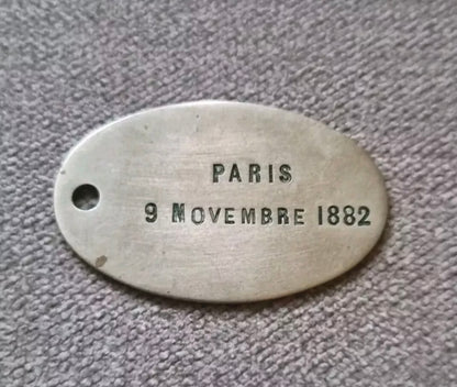 1889 Pattern French Army Officer’s Dog Tag for Rene Laborde