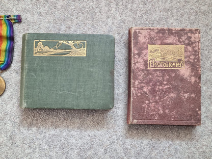 SOLD! WW1 British Medal and Photo Album Family Set, 1/6th (City of Glasgow) Highland Light Infantry. Three Brothers, WIA, Gallipoli and Egypt/Palestine Campaign Interest!