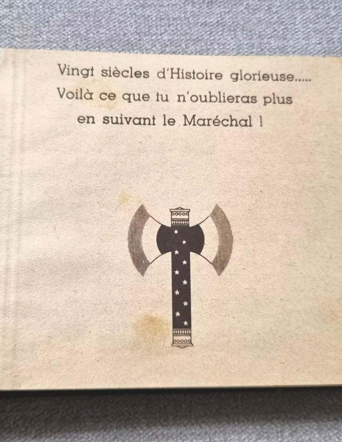 SOLD! Rare WW2 French Vichy Diary, "Agenda de Armée Nouvelle 1942"