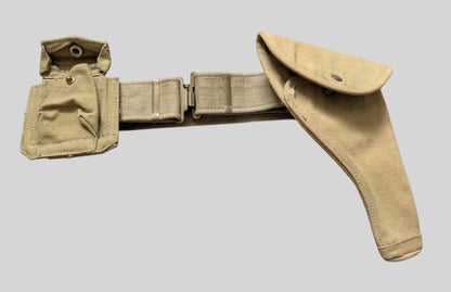 WW2 British Army Dispatch Rider Uniform Webbing Equipment Helmet Set
