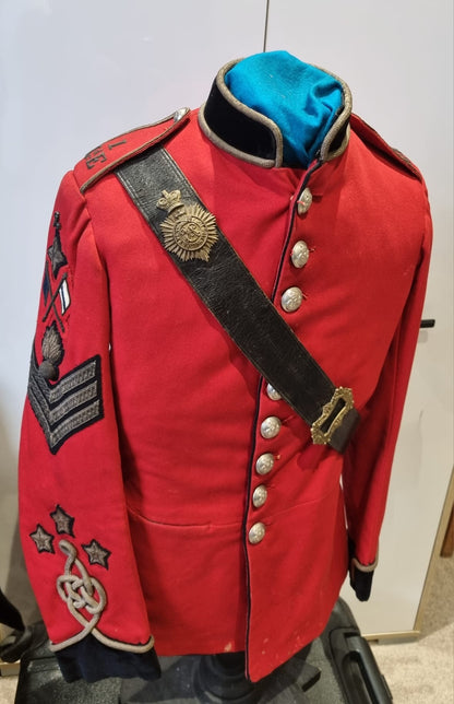 SOLD! Pre WW1 (Edwardian) 1st London Volunteer Rifles Sergeant's Tunic and Victorian Volunteer Rifles Cross Belt and Pouch