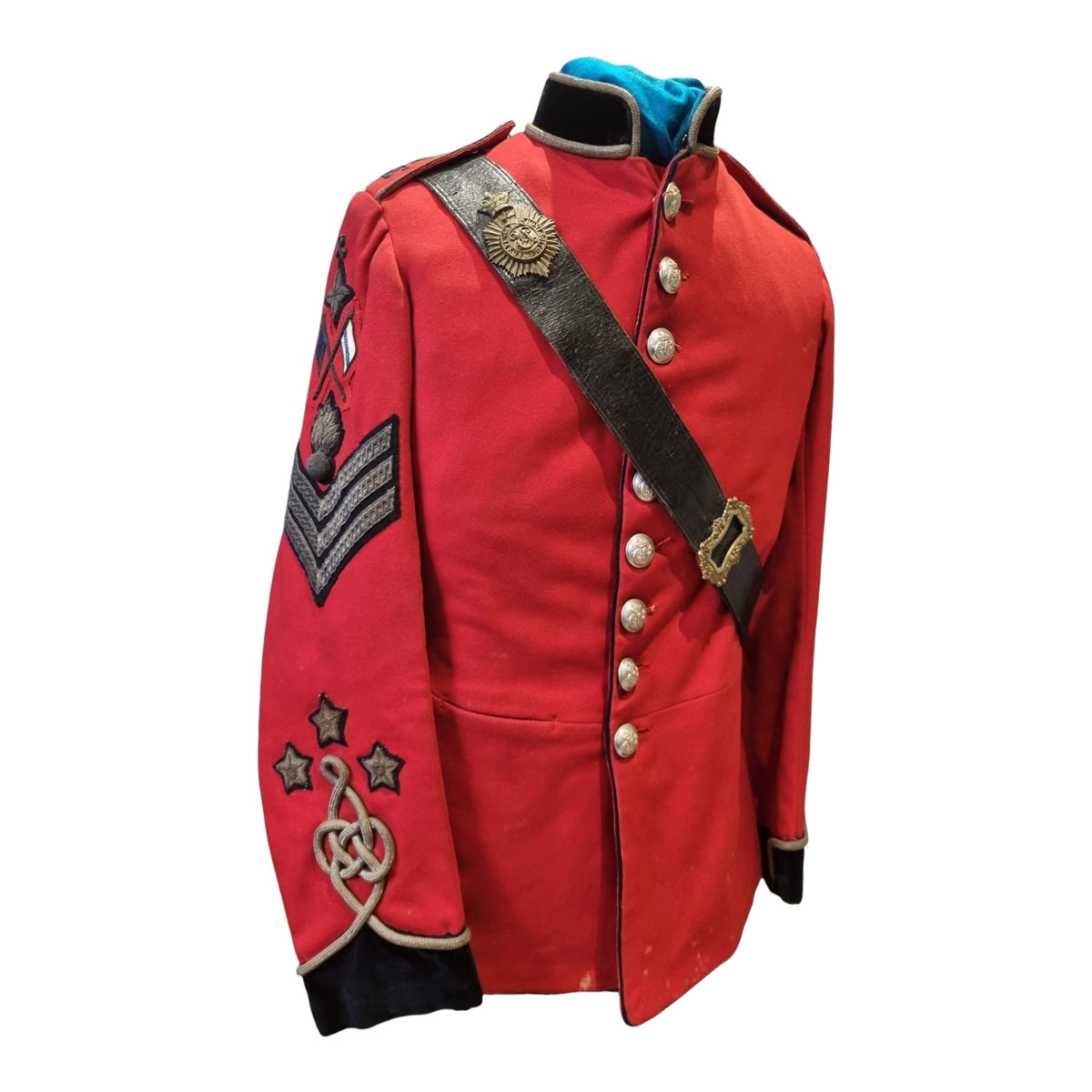 SOLD! Pre WW1 (Edwardian) 1st London Volunteer Rifles Sergeant's Tunic and Victorian Volunteer Rifles Cross Belt and Pouch