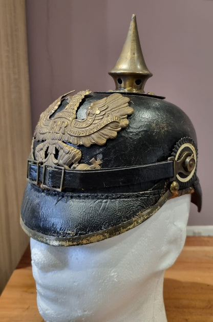 WW1 Imperial German M1895 Prussian Enlisted Man’s Pickelhaube