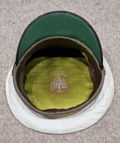 WW2 Italian Army Colonel’s 17th Signal Engineers (Genio Telegrafisti) Visor Cap and Cover