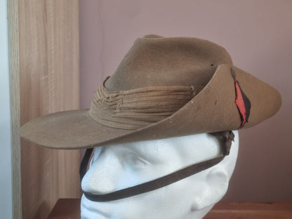 WW2 British Royal Artillery Slouch Hat, 1941 Dated