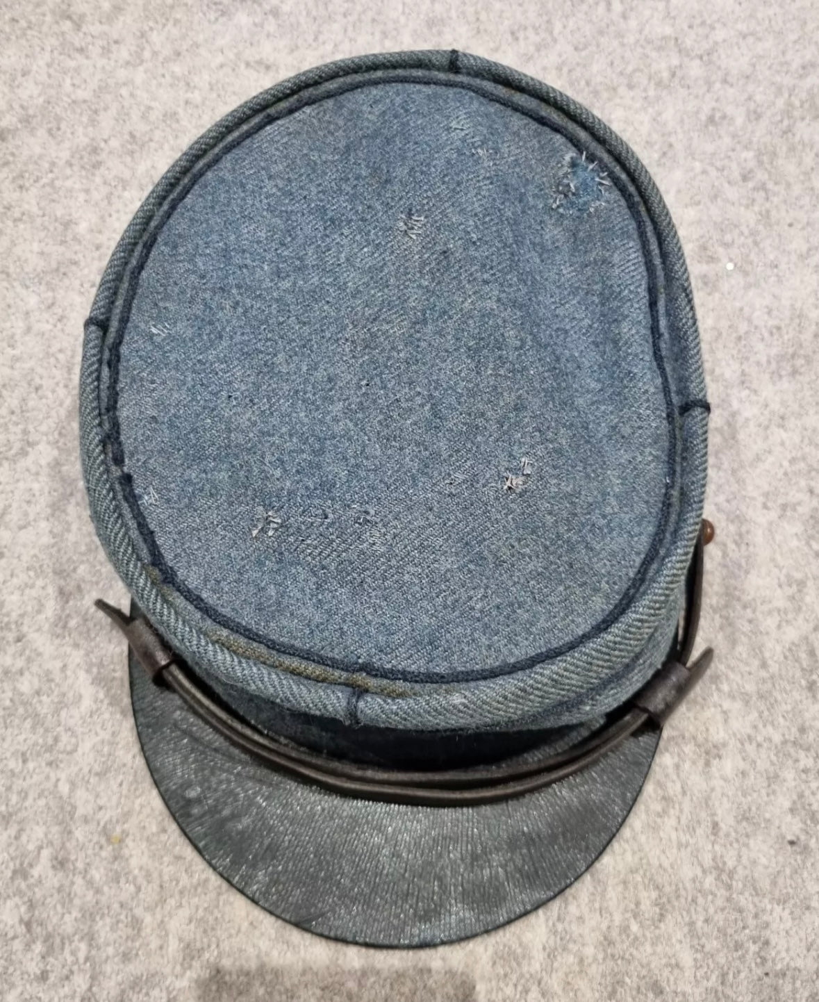 SOLD! 1930s French M30 Horizon Blue Kepi for the 2nd Infantry Regiment