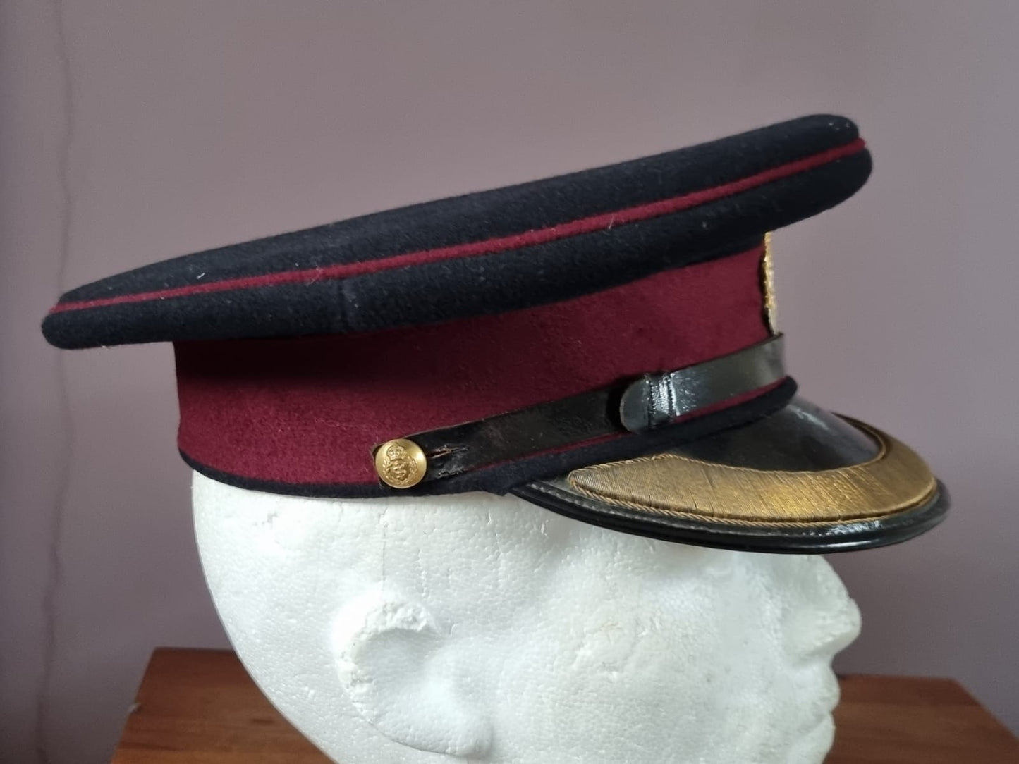 Inter War- Early WW2 British Staff Officer’s Royal Army Medical Corps Visor Cap